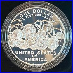2018 WWI Centennial Commemorative Silver Dollar & Army Medal Set with COA & OGP