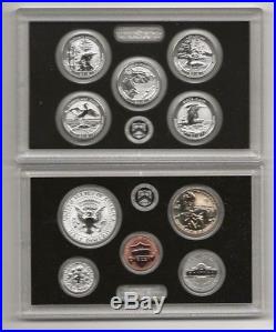 2018 s 10-piece reverse silver proof set