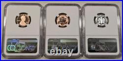 2019 3-Coin PF69 Set- 1ST W Reverse PF Cent, 1ST. 999 Silver Dime + 2019-S Cent 2019 3-Coin PF69 Set- 1ST W Reverse PF Cent, 1ST. 999 Silver Dime + 2019-S Cent