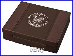 2019 3oz 50th Anniv APOLLO 11 Colorized Silver Eagle 999 Coin/Bar Set Box/COA
