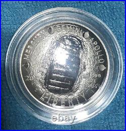 2019 Apollo 11 50th Anniversary Commemorative Coin Silver Proof