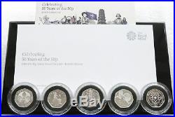2019 Celebrating 50 Years British Culture 50p Fifty Pence Silver Proof 5 Coin