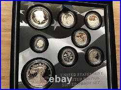 2019 Limited Edition Silver Proof Set in OGP with 1 Troy oz Silver American Eagle