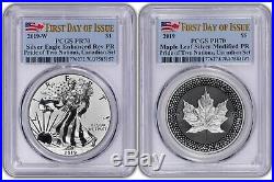 2019 Pride Of Two Nations Set (canada Set) Pcgs Reverse Pr70 First Day Of Issue