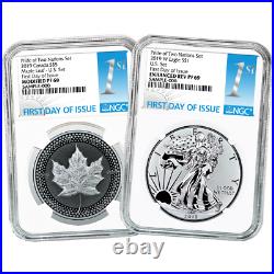 2019 Pride of Two Nations 2pc. Set U. S. Set NGC PF69 FDI First Label