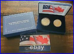 2019 Pride of Two Nations Set Silver Proof Eagle & Maple Leaf with OGP Box & COA