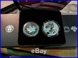 2019 RCM Pride of Two Nations Silver 2pc. Canada Set OGP & COA Canada Version