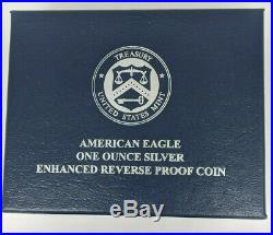 2019-S American Eagle One Ounce Silver Enhanced Reverse Proof Coin PCGS PR70 FS