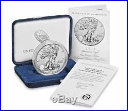 2019-S American Eagle One Ounce Silver Enhanced Reverse Proof CoinMint Confirmed