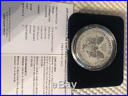 2019-S American Eagle One Ounce Silver Enhanced Reverse Proof. PR70