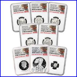 2019-S Limited Edition Silver Proof Set 8pc. NGC PF69 Trolley ER Label