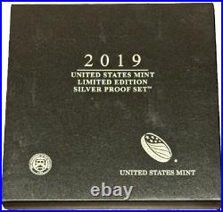 2019 S Limited Edition Silver Proof Set with OGP/COA Free Shipping