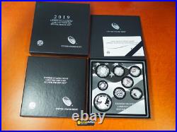 2019 S Proof Silver Eagle Limited Edition Proof Set 19rc In Ogp