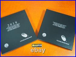 2019 S Proof Silver Eagle Limited Edition Proof Set 19rc In Ogp