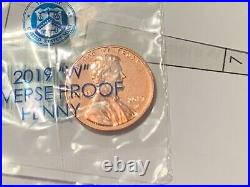 2019 S US Mint Proof Set SILVER with Reverse Proof W Penny- SEALED