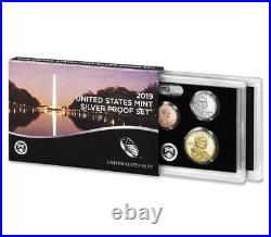 2019 S US Mint SILVER 11 Coin Proof Set with Box COA + W Reverse Penny