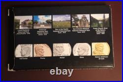 2019-S US Mint Silver Proof Quarter Set from 2019 Silver proof set in OGP withCOA