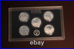 2019-S US Mint Silver Proof Quarter Set from 2019 Silver proof set in OGP withCOA