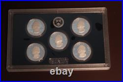 2019-S US Mint Silver Proof Quarter Set from 2019 Silver proof set in OGP withCOA