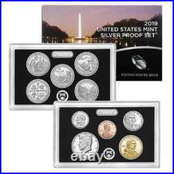 2019-S US Mint Silver Proof Set (10 Coins) + Bonus 2019-W Lincoln Cent OGP COA