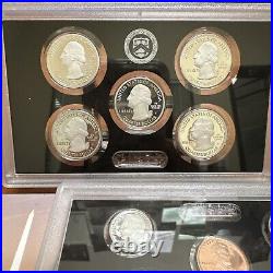 2019 S US Mint Silver Proof Set With2019 Reverse Proof Penny All COAs & OG Box