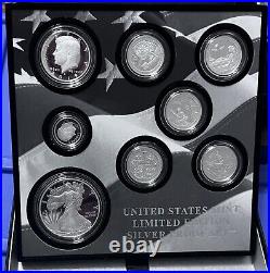 2019 S United States Mint Limited Edition Silver 8 Coin Proof Set in Original P