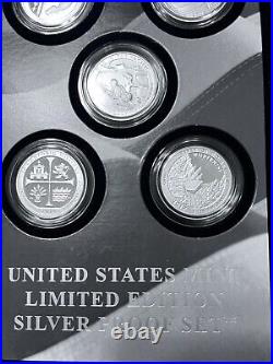 2019 S United States Mint Limited Edition Silver 8 Coin Proof Set in Original P