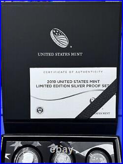 2019 S United States Mint Limited Edition Silver 8 Coin Proof Set in Original P