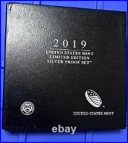 2019 S United States Mint Limited Edition Silver 8 Coin Proof Set in Original P