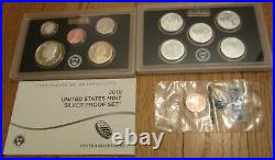 2019 Silver Proof Set 11 coins with Rare W Penny U. S. Mint Box and COA 19RH