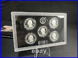 2019 Silver Proof Set U. S Mint COA WITH 2019-W Reverse Proof Penny WOW