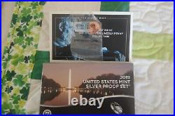 2019 Silver Proof Set with Reverse with Proof Penny