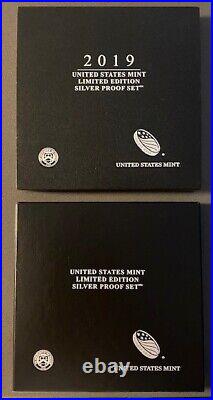 2019 U. S. Mint Limited Edition Silver Proof Set in OGP/COA (19RC)