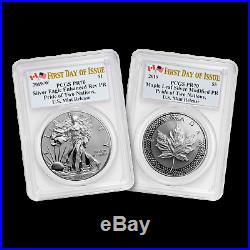 2019 U. S. Mint Pride of Two Nations 2-Coin Set PR-70 PCGS (FD) SKU#195546