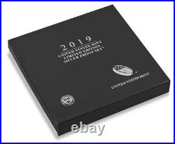 2019 United States Mint Limited Edition Silver Proof Set With Box & Coa (19rc)