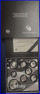2019 United States Mint Limited Edition Silver Proof Set with OGP/COA
