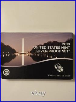 2019 United States Mint Silver Proof Set with Certificate of Authenticity (AE)
