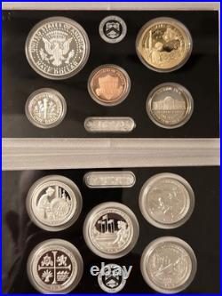 2019 United States Mint Silver Proof Set with Certificate of Authenticity (AE)