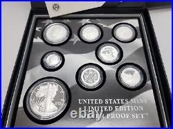 2019 Us Mint Limited Edition Silver Proof Set 19rc Ogp Coa