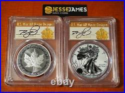2019 W Silver Eagle Pcgs Pr70 Pride Of 2 Nations Set First Day Issue Cleveland