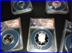 2019-s Anacs Silver Proof Set 7 Coin W Box
