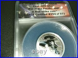 2019-s Anacs Silver Proof Set 7 Coin W Box