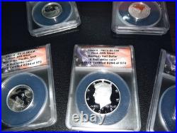2019-s Anacs Silver Proof Set 7 Coin W Box