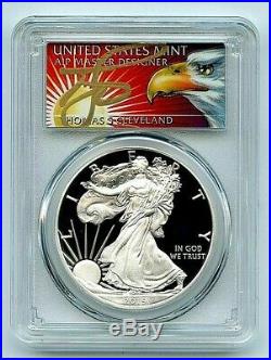 2019-s Limited Edition Proof Set Silver Eagle-pcgs Pr70-cleveland-pop Only 25