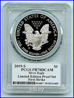 2019-s Limited Edition Proof Set-pcgs Pr70-first Strike-cleveland-pop Only 25