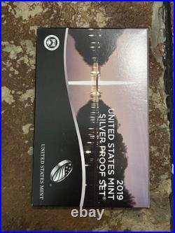 2019S Silver Proof Set National Parks complete 11pc set 1.509 oz of pure silver