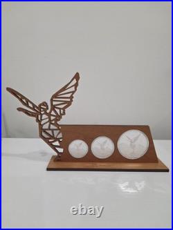 2020 Mexico Libertad Proof 3-Coins Set 1oz/2oz/5oz Proof In Capsule W Base