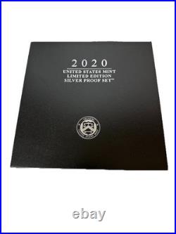 2020 S Limited Edition Silver Proof Set 8 Coin U. S. Mint Box COA Silver Proof