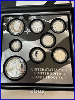 2020 S Limited Edition Silver Proof Set 8 Coin U. S. Mint Box COA Silver Proof