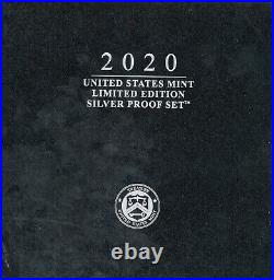 2020 S Limited Edition Silver Proof Set 8 Coins Box (no Coa)